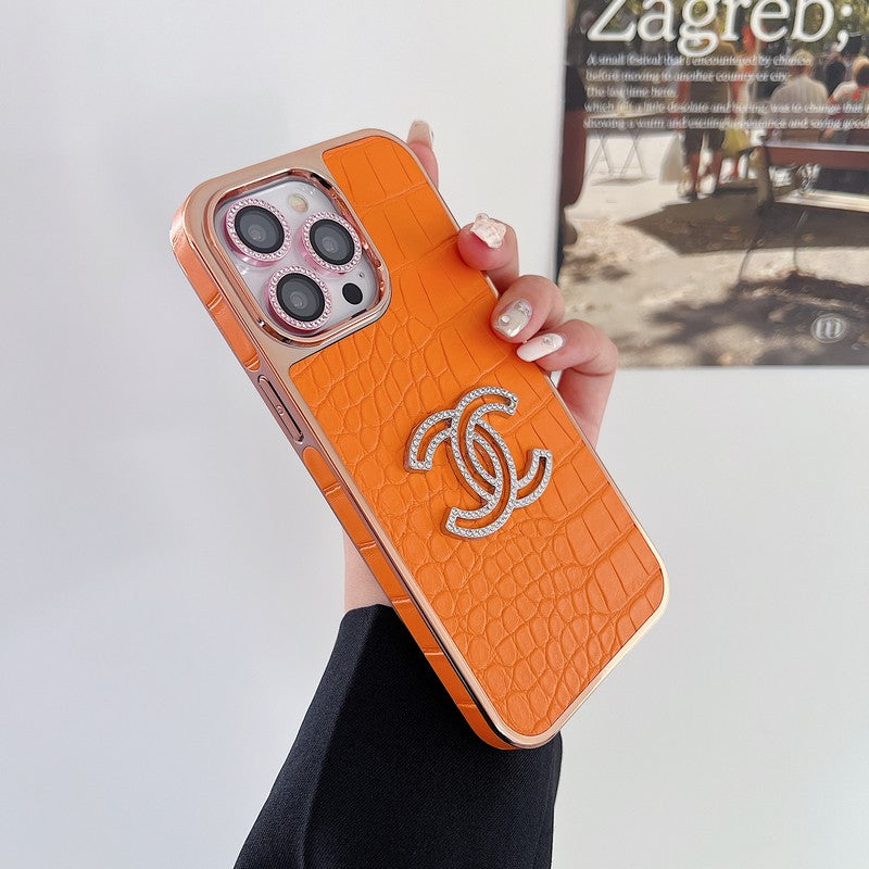 CC Color Leather Rose Gold iPhone Case mysite
