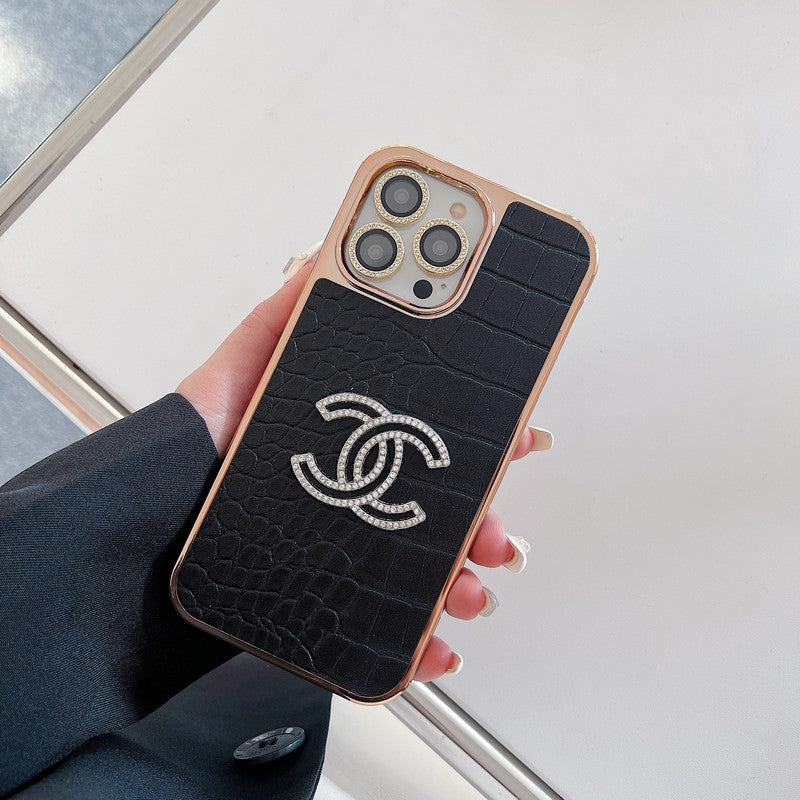 CC Color Leather Rose Gold iPhone Case mysite