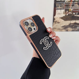 CC Color Leather Rose Gold iPhone Case mysite