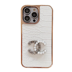CC Pearl Rose Gold iPhone Case - Bestocase