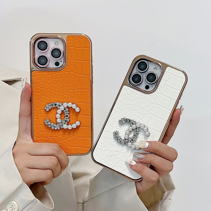 CC Pearl Rose Gold iPhone Case - Bestocase