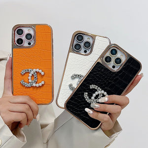 CC Pearl Rose Gold iPhone Case - Bestocase