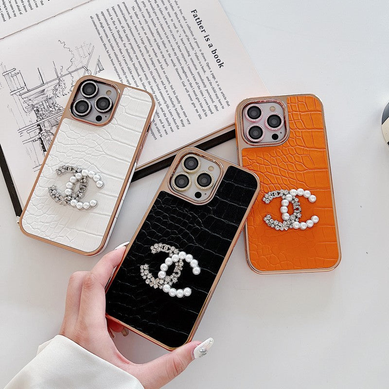 CC Pearl Rose Gold iPhone Case - Bestocase