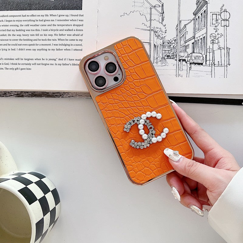 CC Pearl Rose Gold iPhone Case - Bestocase