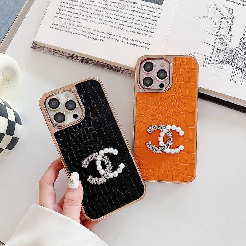 CC Pearl Rose Gold iPhone Case - Bestocase