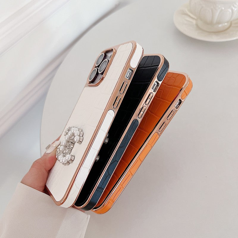 CC Pearl Rose Gold iPhone Case - Bestocase