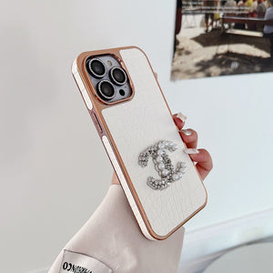 CC Pearl Rose Gold iPhone Case - Bestocase