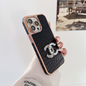 CC Pearl Rose Gold iPhone Case - Bestocase