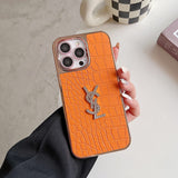 Saint Color Leather Rose Gold iPhone Case - Bestocase