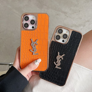 Saint Color Leather Rose Gold iPhone Case - Bestocase