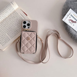 CC Card Bag Color Chain iPhone Case mysite
