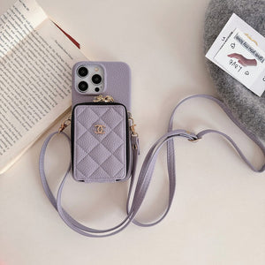 CC Card Bag Color Chain iPhone Case mysite