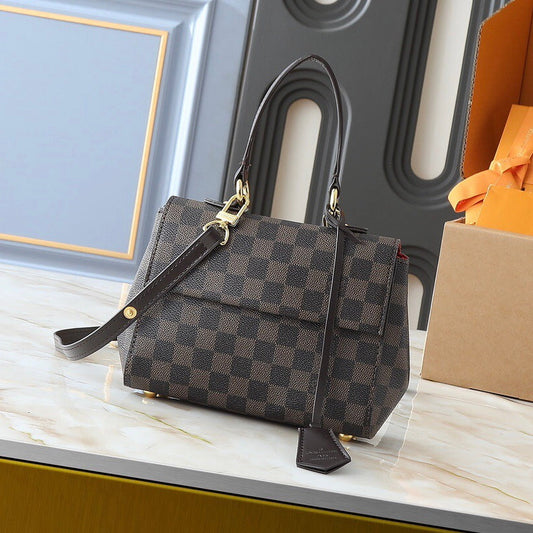 Classic Brown Grid Bag