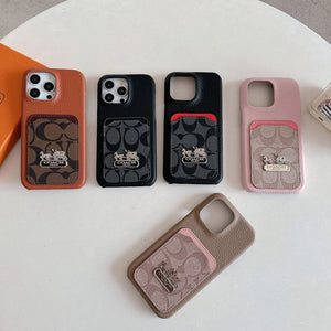 Coa Card Bag Leather iPhone Case - Bestocase