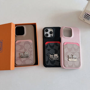 Coa Card Bag Leather iPhone Case - Bestocase