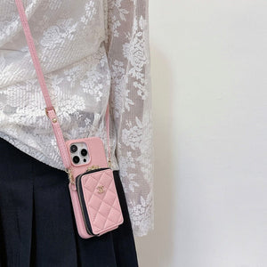 CC Card Bag Colors Chain iPhone Case mysite