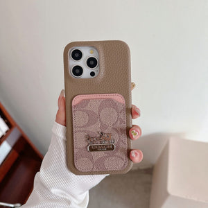 Coa Card Bag Leather iPhone Case - Bestocase