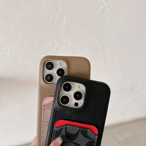 Coa Card Bag Leather iPhone Case - Bestocase
