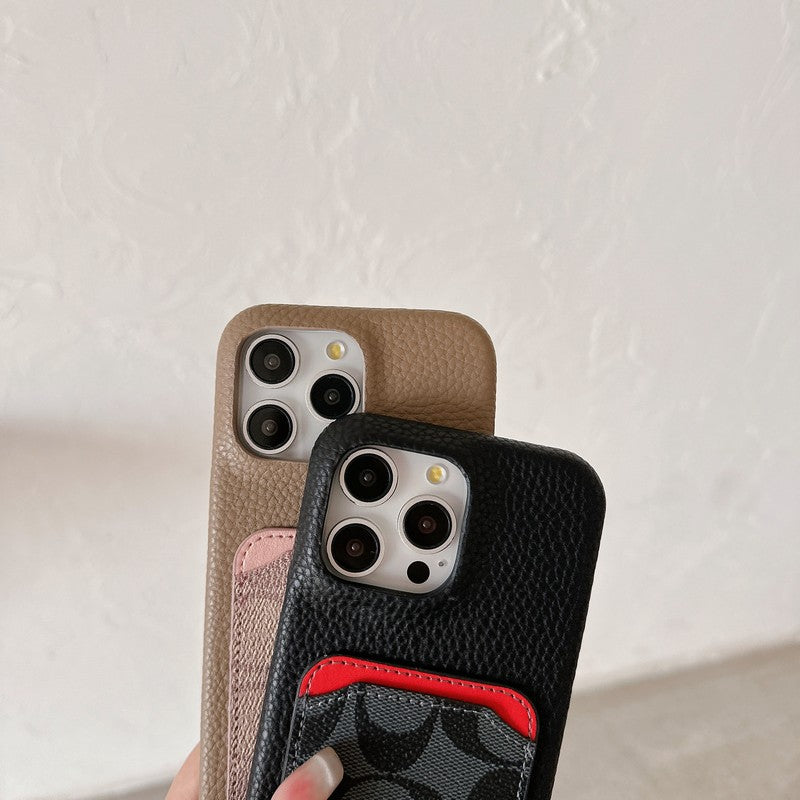 Coa Card Bag Leather iPhone Case - Bestocase