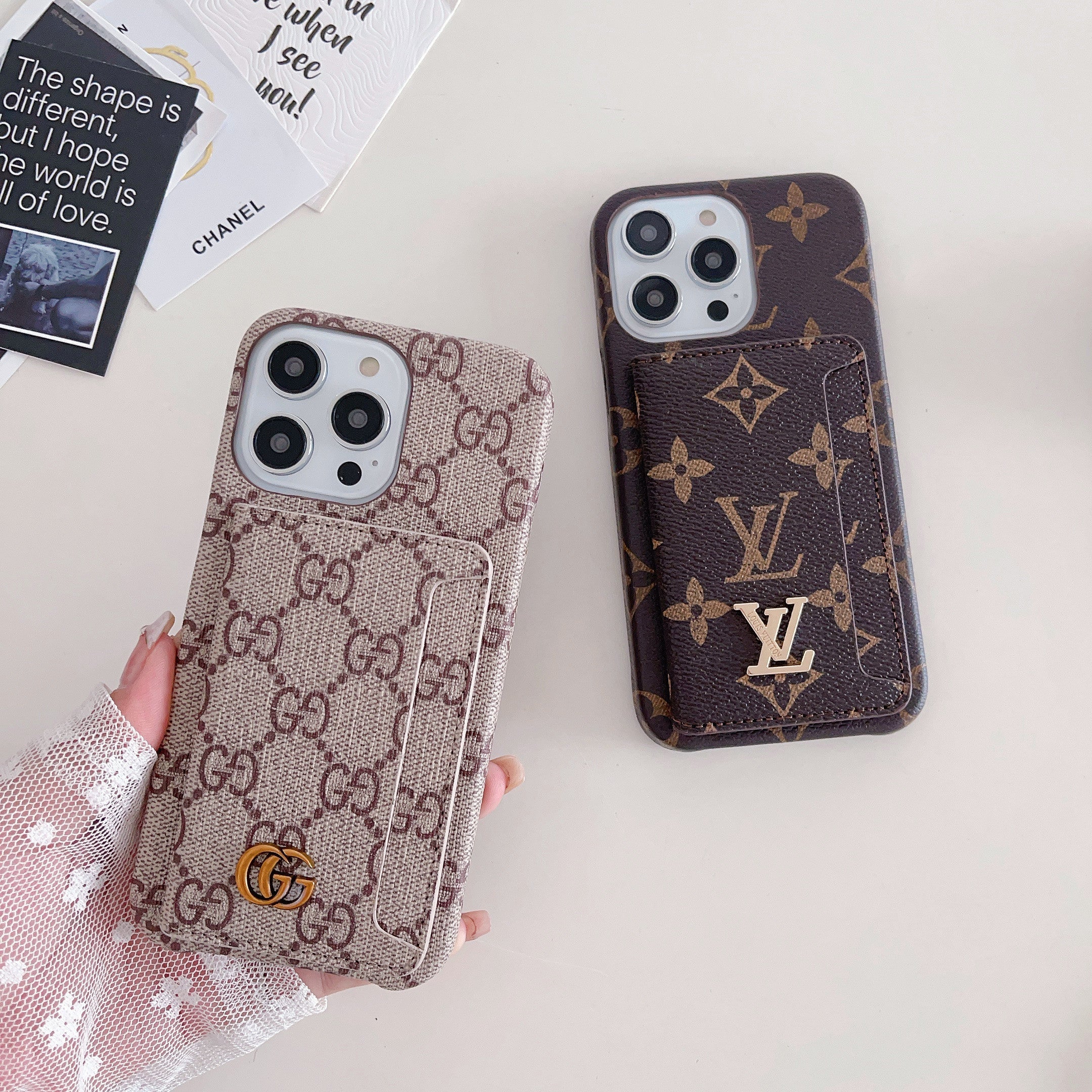 GG Card Holder iPhone Case - Bestocase
