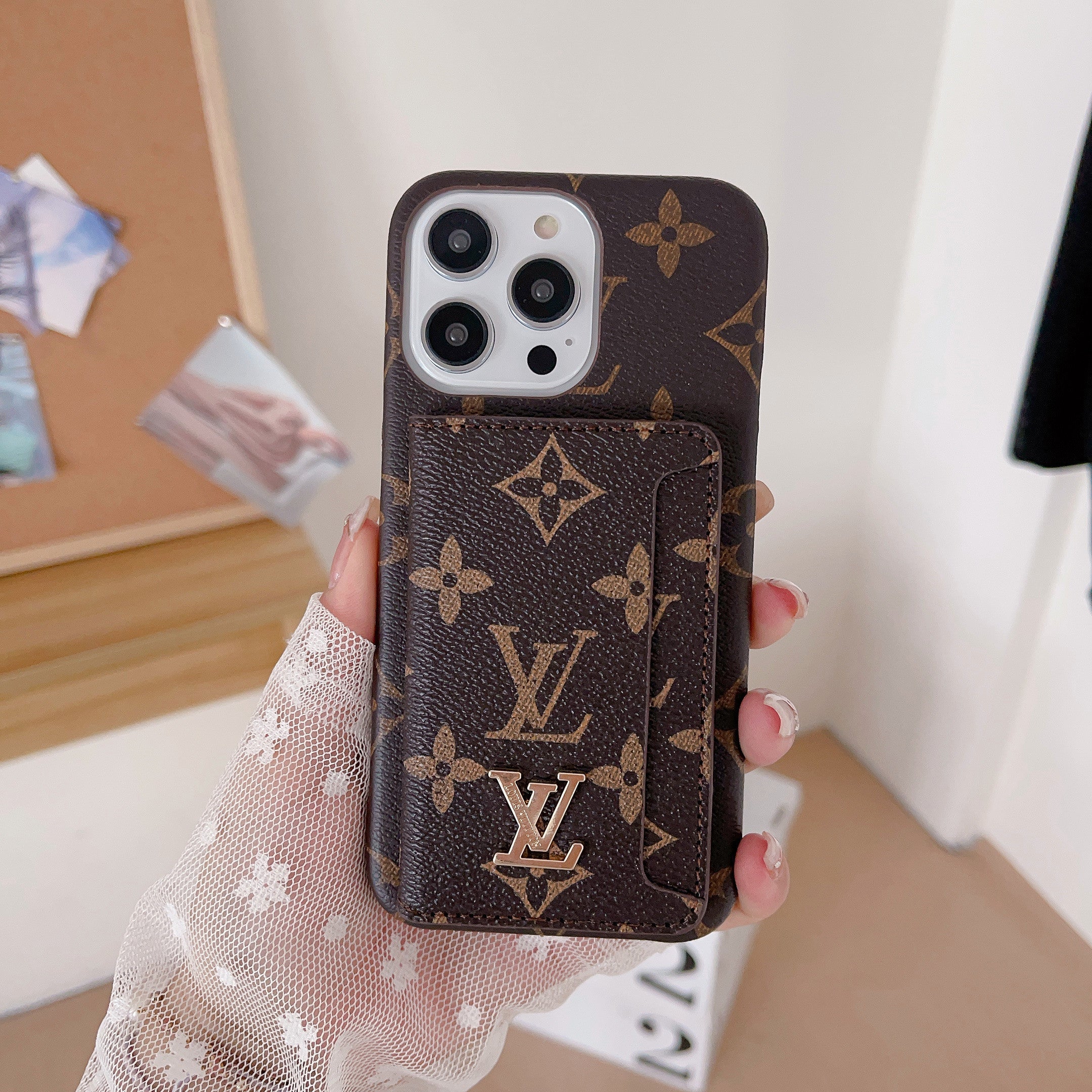 Lou Card Holder iPhone Case - Bestocase