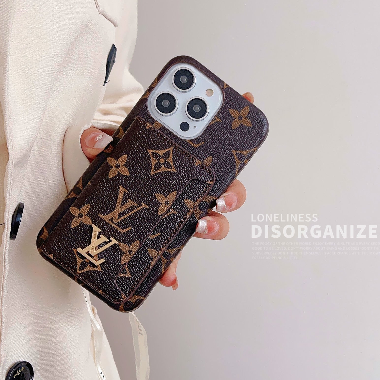 Lou Card Holder iPhone Case - Bestocase