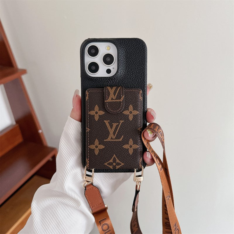 Lou Card Bag Crossbody Chain iPhone Case - Bestocase