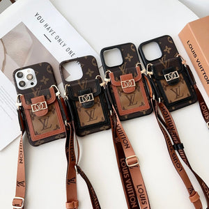 Lou Card Holder Crossbody iPhone Case - Bestocase