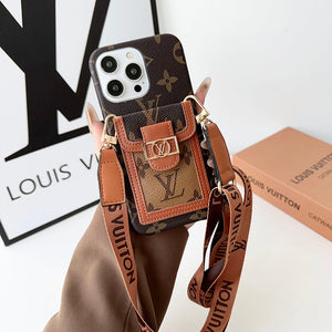 Lou Card Holder Crossbody iPhone Case - Bestocase