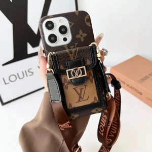 Lou Card Holder Crossbody iPhone Case - Bestocase