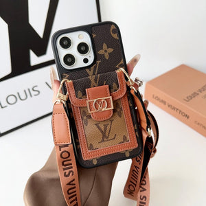 Lou Card Holder Crossbody iPhone Case - Bestocase