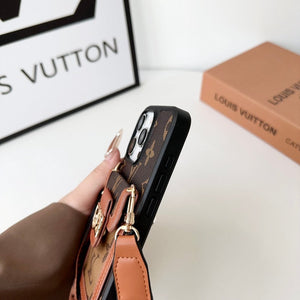 Lou Card Holder Crossbody iPhone Case - Bestocase