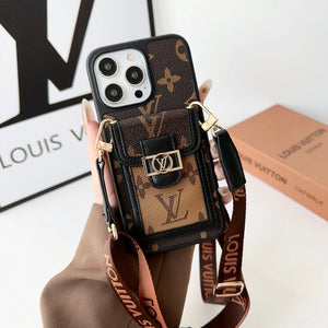 Lou Card Holder Crossbody iPhone Case - Bestocase