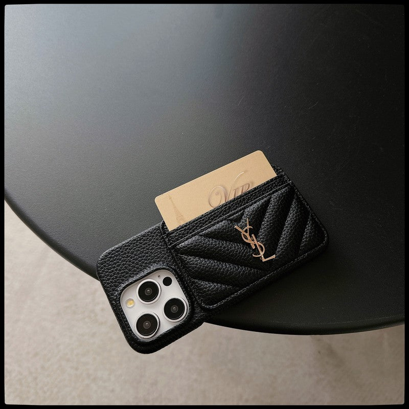 Saint Card Bag Leather iPhone Case - Bestocase