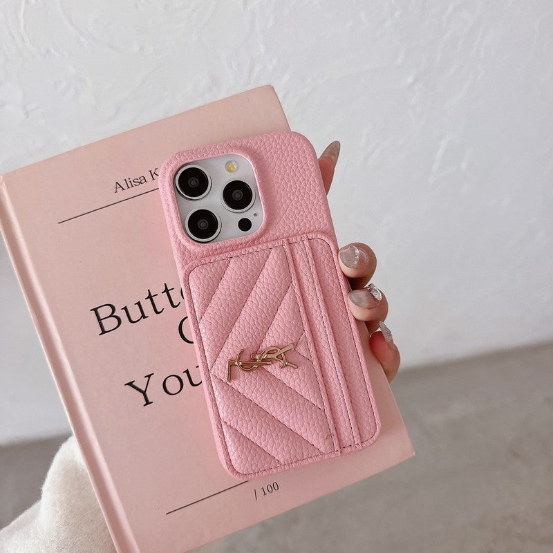 Saint Card Bag Leather iPhone Case - Bestocase