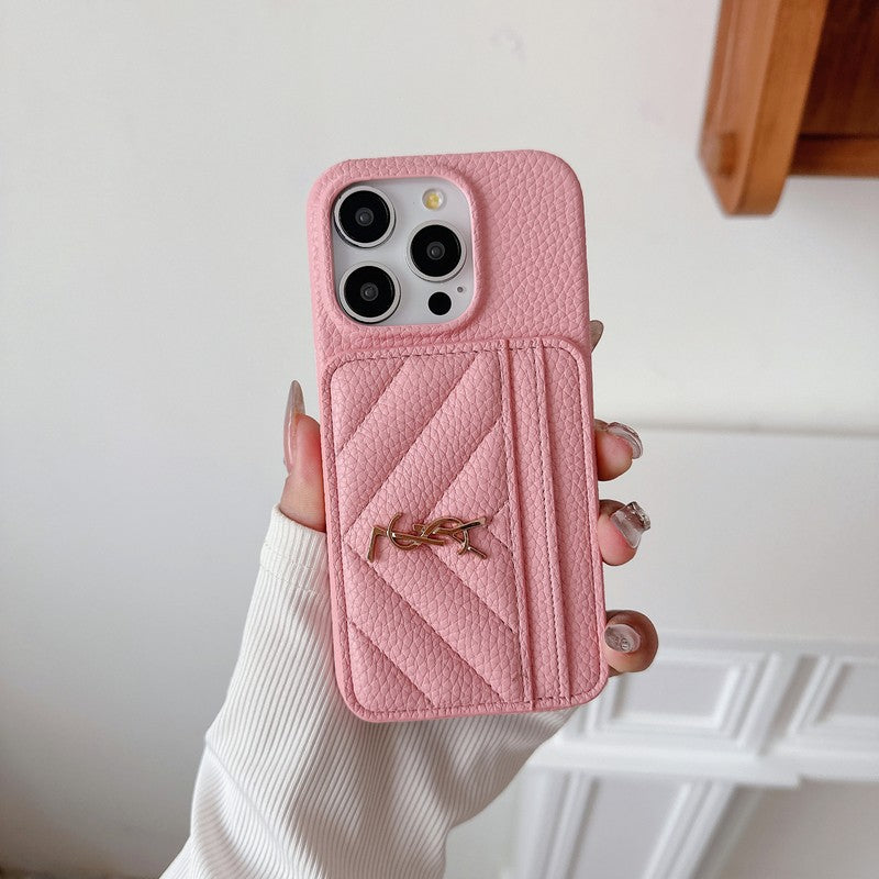 Saint Card Bag Leather iPhone Case - Bestocase