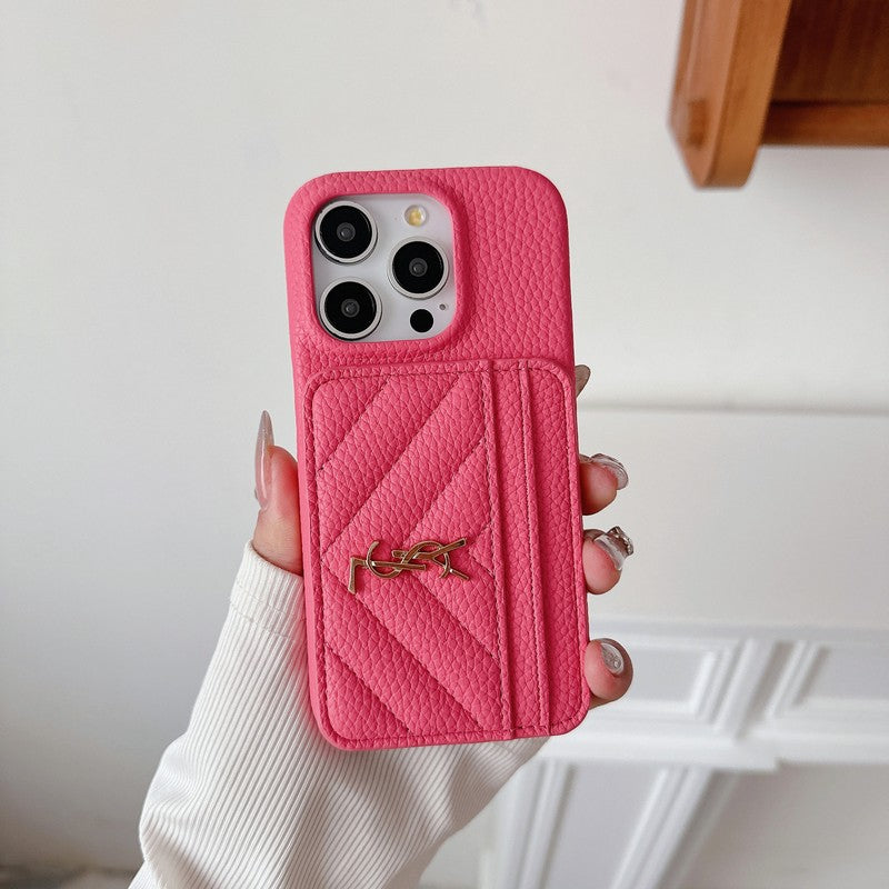 Saint Card Bag Leather iPhone Case - Bestocase
