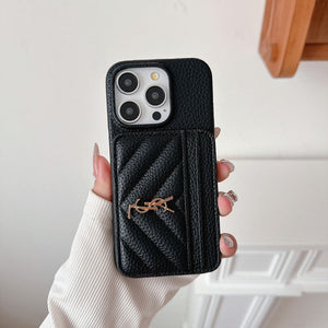Saint Card Bag Leather iPhone Case - Bestocase