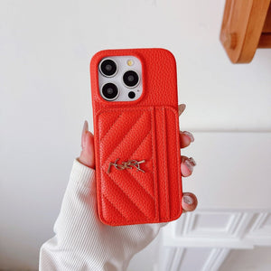 Saint Card Bag Leather iPhone Case - Bestocase