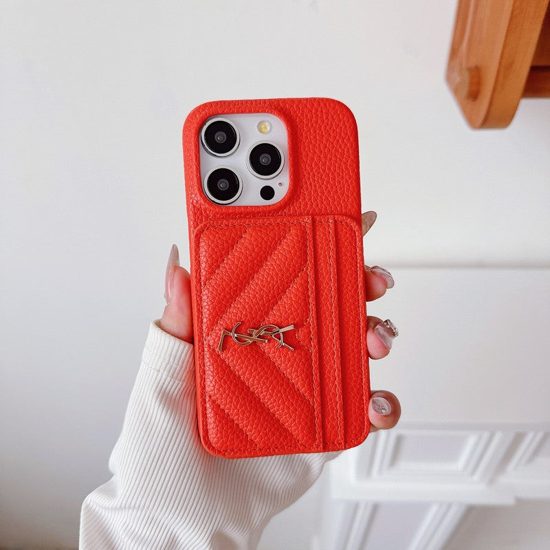 Saint Card Bag Leather iPhone Case - Bestocase