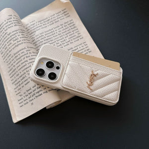 Saint Card Bag Color Leather iPhone Case - Bestocase