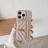 Saint Card Bag Color Leather iPhone Case - Bestocase