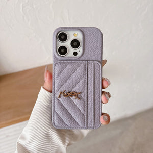 Saint Card Bag Leather iPhone Case - Bestocase