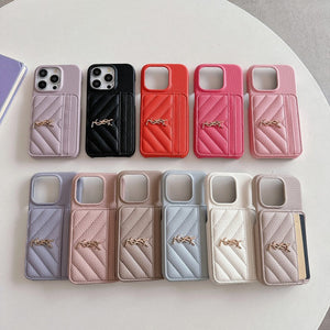 Saint Card Bag Color Leather iPhone Case - Bestocase
