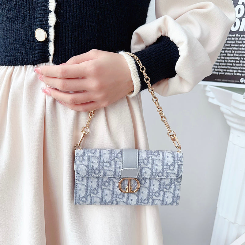 CD Bag Scarves Chain iPhone Case - Bestocase