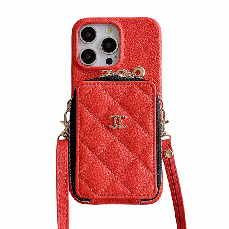CC Card Bag Color Chain iPhone Case mysite
