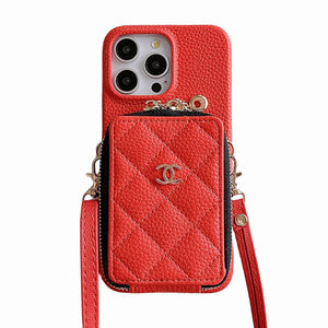 CC Card Bag Color Chain iPhone Case mysite