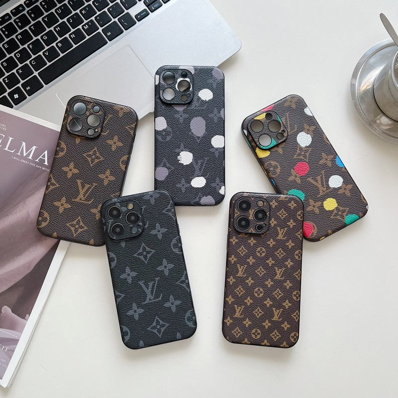 Lou Classic Color Leather iPhone Case - Bestocase