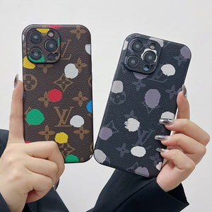 Lou Classic Color Leather iPhone Case - Bestocase