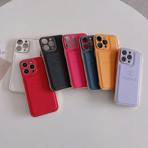 CC Leather Color iPhone Case - Bestocase